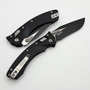 Microtech Amphibian Mini RAM LOK Black Fluted Aluminum & 3.25" Black M390MK 137MRL-1FL