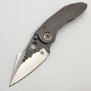 Borka Blades Custom Stitch w/ Barked Titanium Handles & Rocked M390 Blade/Back Spacer