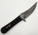 Borka Blades & Marfione Custom SB Assassin Fixed Blade w/ W2 Hamon & Tsuka Wrapped Handle