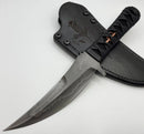 Borka Blades & Marfione Custom SB Assassin Fixed Blade w/ W2 Hamon & Tsuka Wrapped Handle