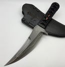 Borka Blades & Marfione Custom SB Assassin Fixed Blade w/ W2 Hamon & Tsuka Wrapped Handle