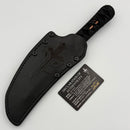 Borka Blades & Marfione Custom SB Tanto Fixed Blade w/ W2 Hamon & Tsuka Wrapped Handle