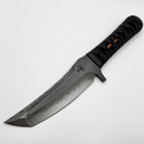 Borka Blades & Marfione Custom SB Tanto Fixed Blade w/ W2 Hamon & Tsuka Wrapped Handle