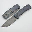 Chaves Pro-Tech Redencion 229 Auto w/ Gray Handle & Rocked Tanto S35VN