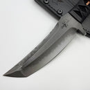 Borka Blades & Marfione Custom SB Tanto Fixed Blade w/ W2 Hamon & Tsuka Wrapped Handle