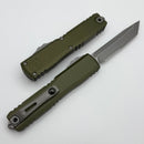 Microtech Ultratech ZBP Tanto Apocalyptic Partial Serrated w/ OD Green Handle 1123-11APOD