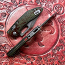 Microtech Knives Manual Stitch RAM LOK Smooth Aluminum Outbreak w/ M390MK Signature Series 169RL-1OBS
