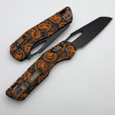 Microtech Knives MSI RAM LOK Pumpkin Polymer w/ Bronze Hardware & Black M390MK 210T-1PMTOT