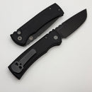 Chaves Pro-Tech Redencion 229 Auto w/ Key Engraved Handle & DLC Drop Point S35VN