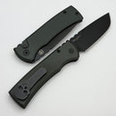 Chaves Pro-Tech Redencion 229 Auto w/ OD Green Handle & DLC Drop Point S35VN