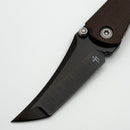 Borka Blades Sean Marfione SBHF Micarta/Titanium Handle & DLC M390
