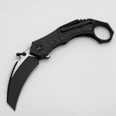 We Knife WE Tayra Flamed Titanium Handle w/ Black Stonewash M390 WE24069-4