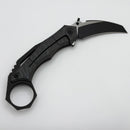 We Knife WE Tayra Flamed Titanium Handle w/ Black Stonewash M390 WE24069-4