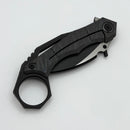 We Knife WE Tayra Flamed Titanium Handle w/ Black Stonewash M390 WE24069-4