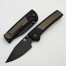 Chaves Knives Scapegoat Street The Suit w/ Titanium Magnetic Inlaid Handles & Stonewash PVD M390