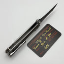 Borka Blades Sean Marfione SBHF Bio Mech Titanium Handle & DLC M390