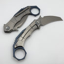 We Knife WE Tayra Titanium Handle w/ Stonewash M390 WE24069-2