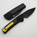 Chaves Knives Scapegoat Street YKWII w/ Titanium Magnetic Carbon Fiber Inlaid Handles & Stonewash PVD M390