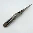 We Knife WE-Tashi Krait Snake w/ Titanium Handle & Damasteel WE24084-DS1