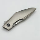 We Knife WE-Tashi Krait Snake w/ Titanium Handle & Damasteel WE24084-DS1