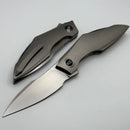 We Knife WE-Tashi Krait Snake Titanium Handle w/ Hand Rubbed Satin M390 WE24084-2