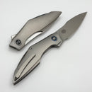 We Knife WE-Tashi Krait Snake Titanium Handle w/ Hand Rubbed Satin M390 WE24084-2