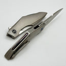 We Knife WE-Tashi Krait Snake Titanium Handle w/ Hand Rubbed Satin M390 WE24084-2