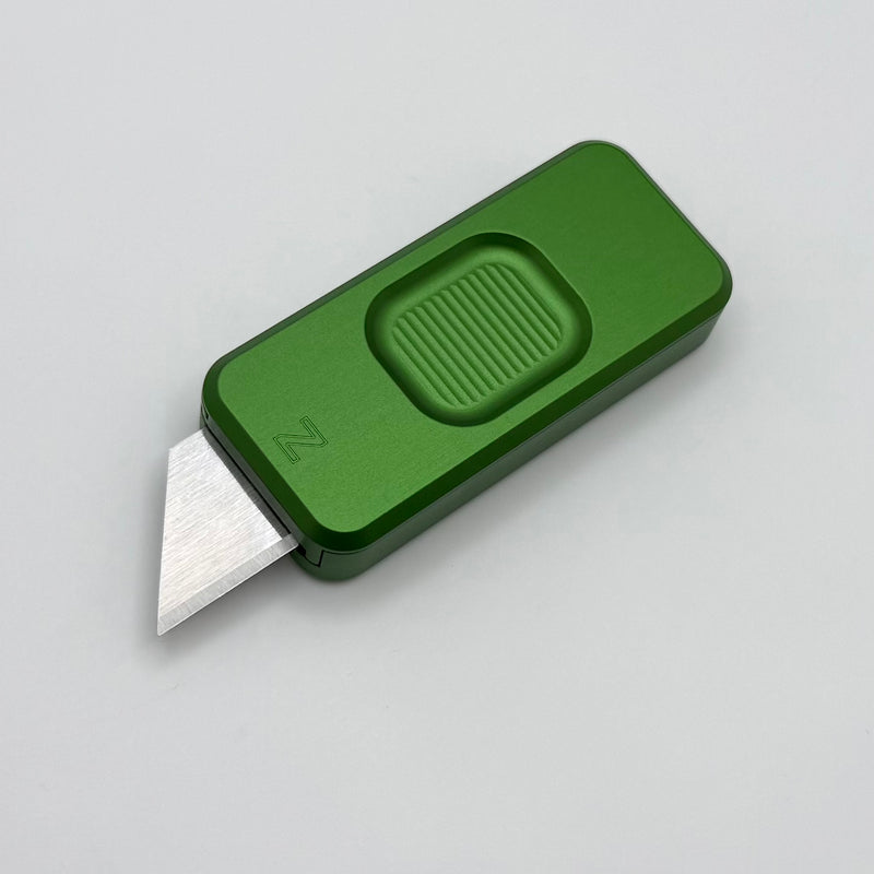 Rivery Manufacturing Zero Smooth Operator Aluminum Cad Lab Green w/ Changeable Razor Blade
