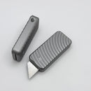 Rivery Manufacturing Zero Original Pattern Aluminum Cad Lab Gun Metal Gray w/ Changeable Razor Blade