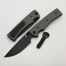 Chaves Knives Liberation 229 w/ Charcoal Grey G-10 Handles & Black Drop Point Elmax - Blue Label