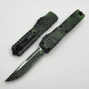 Microtech Ultratech Gen IV Black/Pink Camo Topo Handle w/ Black S/E Part Serrated 11214-2TPBKPKCS