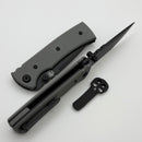 Chaves Redencion Street w/ Charcoal Grey G-10 Handles & Black Elmax Tanto - Blue Label