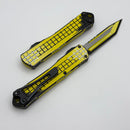 Heretic Knives Manticore S Frag Cel Shade Yellow w/ Tanto Magnacut H023F-CS-YW