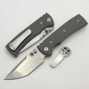 Chaves Redencion Street w/ Charcoal Grey G-10 Handles & Satin Elmax Tanto - Blue Label