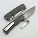 Chaves Redencion Street w/ Charcoal Grey G-10 Handles & Satin Elmax Tanto - Blue Label