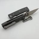 Chaves Redencion Street w/ Charcoal Grey G-10 Handles & Satin Elmax Tanto - Blue Label