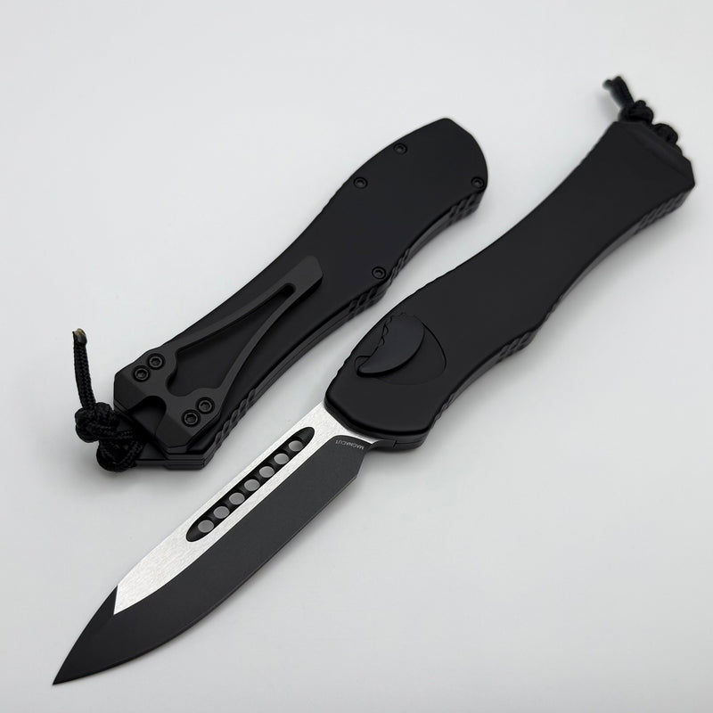 Heretic Hydra V4 Tactical w/ Black Aluminum Handle & Two Tone Black S/E H407-10A-T