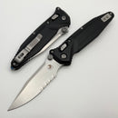 Microtech Socom Delta Ram-Lok w/ Black Aluminum Handles & Serrated Stonewash M390MK 159RL-11