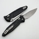 Microtech Socom Delta Ram-Lok w/ Black Aluminum Handles & Serrated Stonewash M390MK 159RL-11