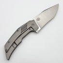 Reate Knives T3500 Titanium w/ Snake Skin Copper Carbon Inlay & M390