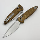 Microtech Socom Ram-Lok w/ Tan Aluminum Frag Handles & S/E Stonewash M390MK 160RL-10FRTA