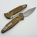 Microtech Socom Ram-Lok w/ Tan Aluminum Frag Handles & S/E Stonewash M390MK 160RL-10FRTA