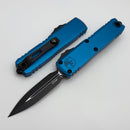 Microtech UTX-85 Gen III w/ Blue Handle & Black D/E M390MK 1232-1BL