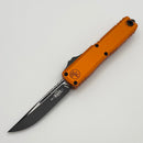 Factory Blem Microtech UTX-70 Gen IV w/ Orange Handle & Black S/E M390MK 11484-1OR