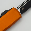 Factory Blem Microtech UTX-70 Gen IV w/ Orange Handle & Black S/E M390MK 11484-1OR