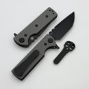 Chaves Knives T.A.K w/ Charcoal Grey G-10 Handles & Black Tanto Elmax - Blue Label
