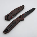Benchmade Osborne Lava Flow Fat Carbon Handles & DLC Battlewash MagnaCut Limited Edition 940BK-2502