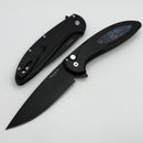 Pro-Tech Cambria Manual Black Aluminum Handles w/ TechnoCarbo Blue Inlay & DLC MagnaCut
