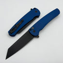 Pro-Tech Malibu Blue Handle w/ DLC MagnaCut Reverse Tanto Blade 5403-Blue