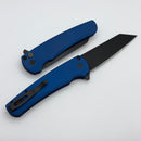Pro-Tech Malibu Blue Handle w/ DLC MagnaCut Reverse Tanto Blade 5403-Blue